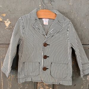 Joe Fresh striped kids coat